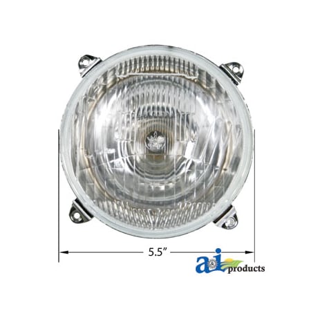 A & I Products Headlight (RH) 4.7" x6.4" x6.2" A-1672768M91